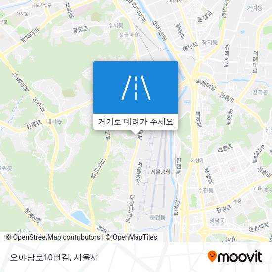 오야남로10번길 지도