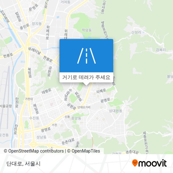 단대로 지도