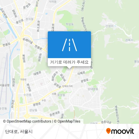 단대로 지도