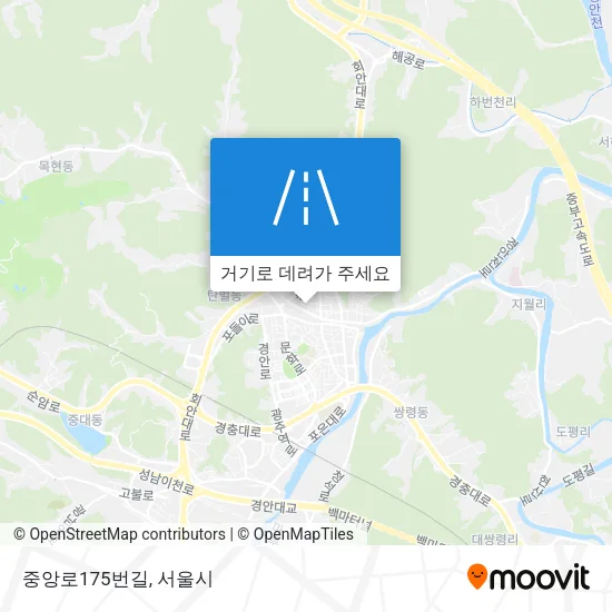 중앙로175번길 지도