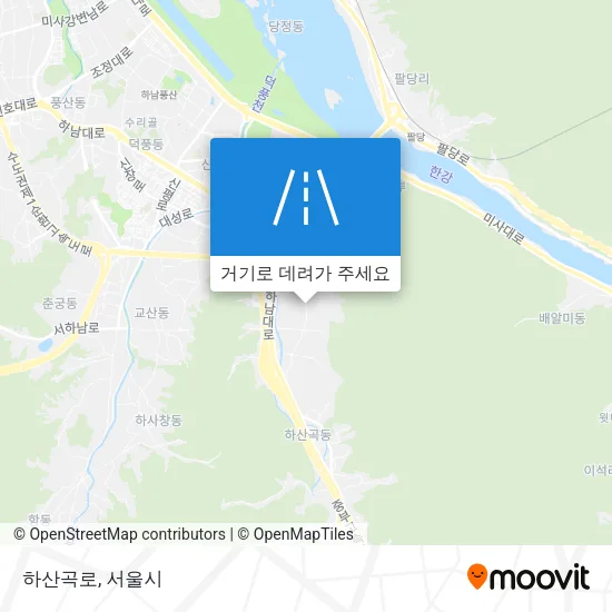 하산곡로 지도