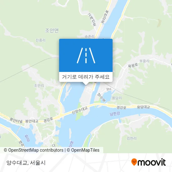 양수대교 지도