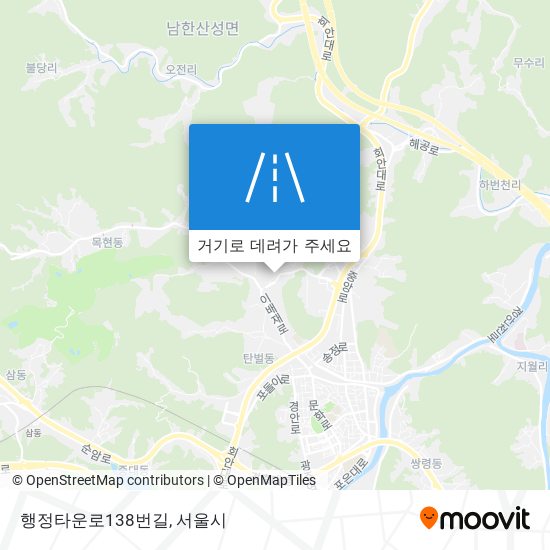 행정타운로138번길 지도