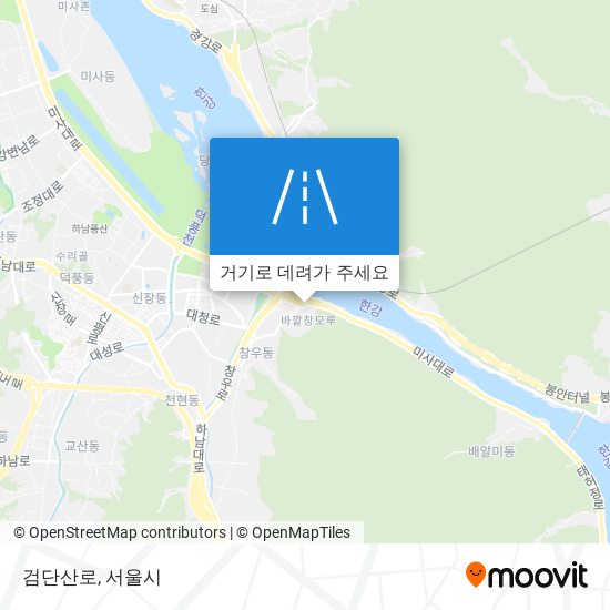 검단산로 지도