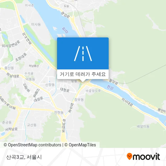 산곡3교 지도
