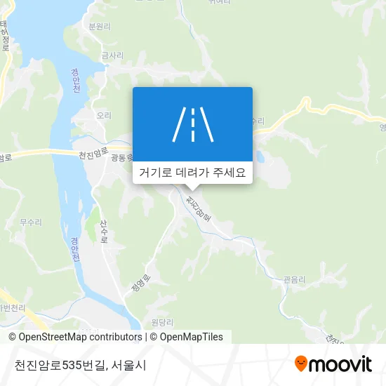 천진암로535번길 지도