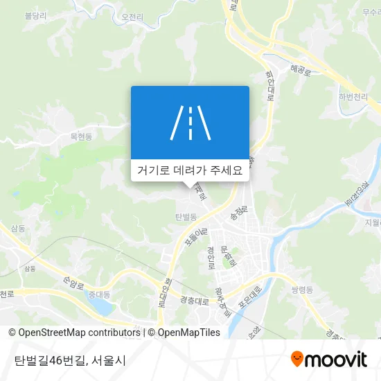 탄벌길46번길 지도