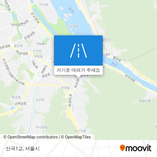 산곡1교 지도