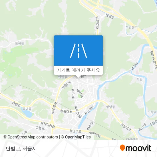 탄벌교 지도