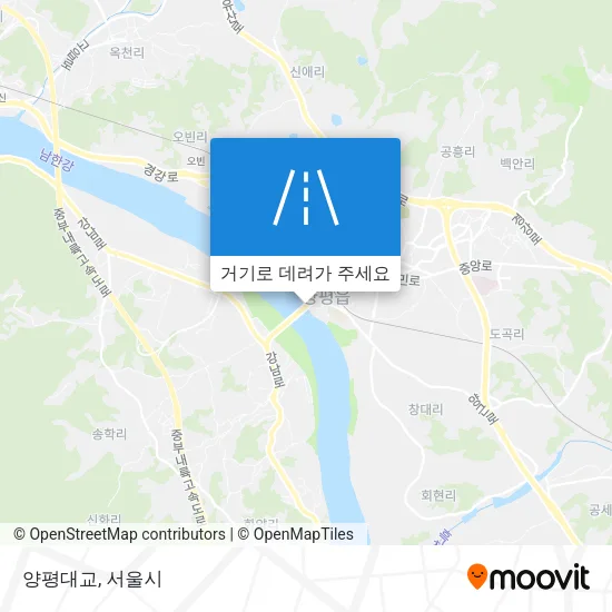 양평대교 지도