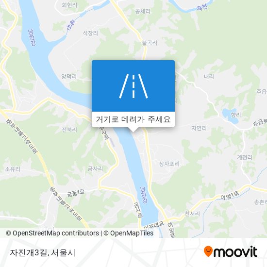 자진개3길 지도