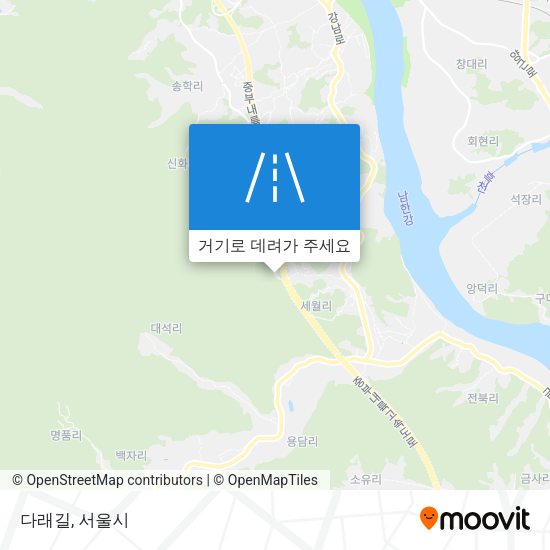 다래길 지도