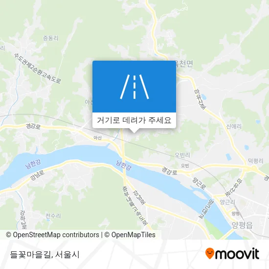 들꽃마을길 지도