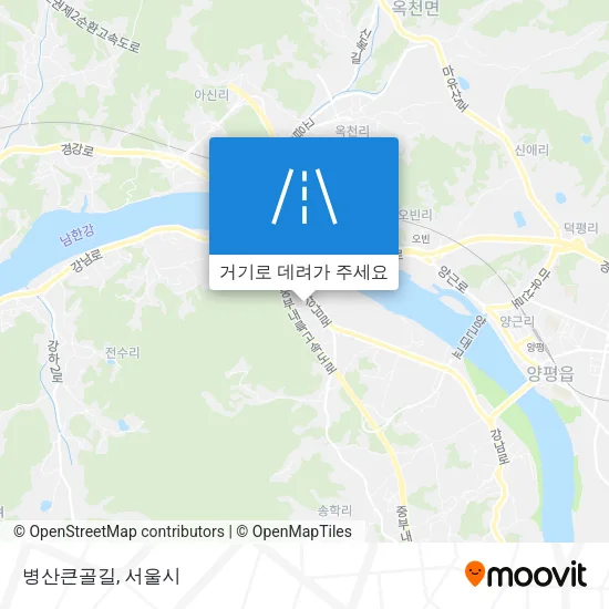 병산큰골길 지도