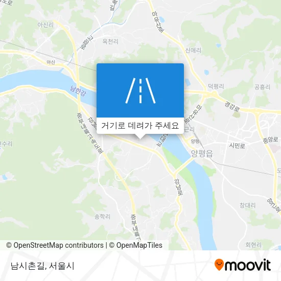 남시촌길 지도