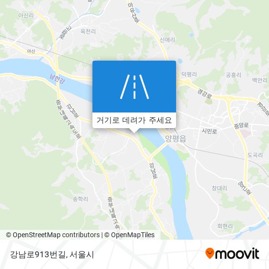 강남로913번길 지도