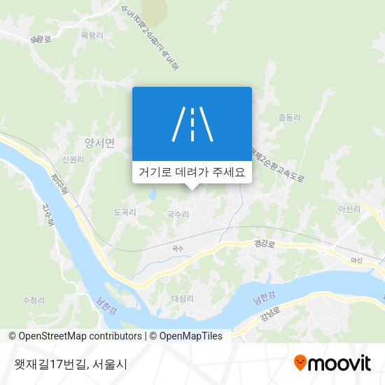 왯재길17번길 지도