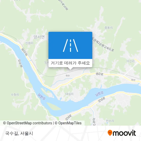 국수길 지도