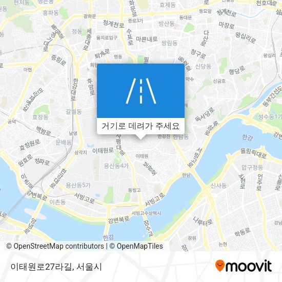 이태원로27라길 지도
