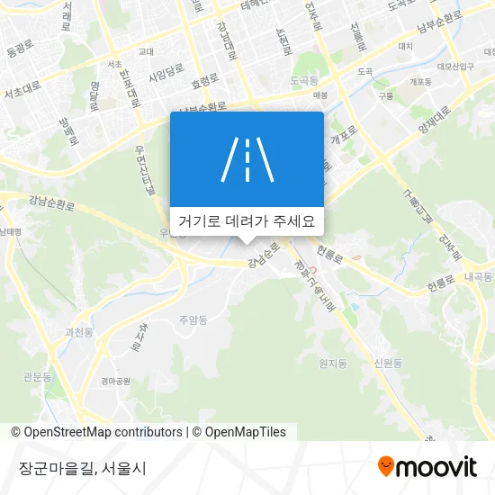 장군마을길 지도