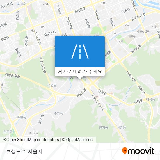 보행도로 지도