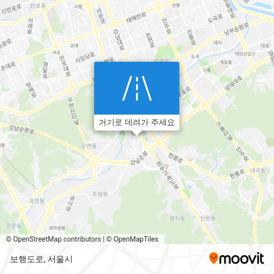 보행도로 지도
