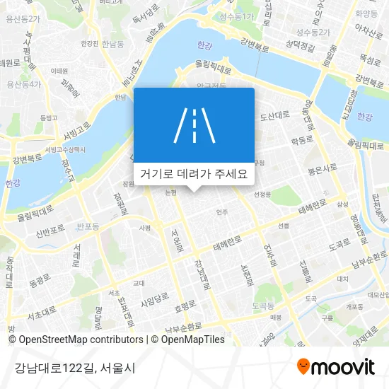 강남대로122길 지도