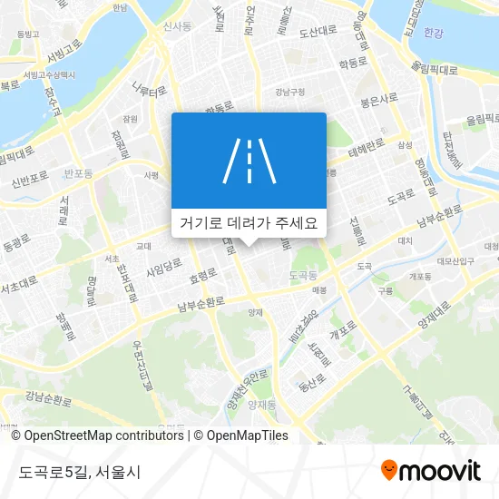 도곡로5길 지도