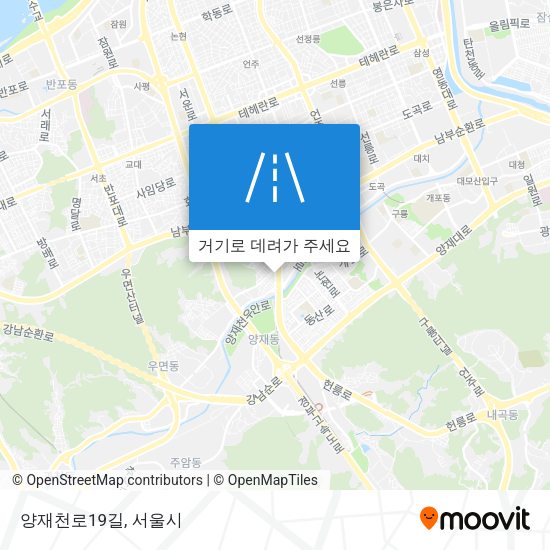 양재천로19길 지도