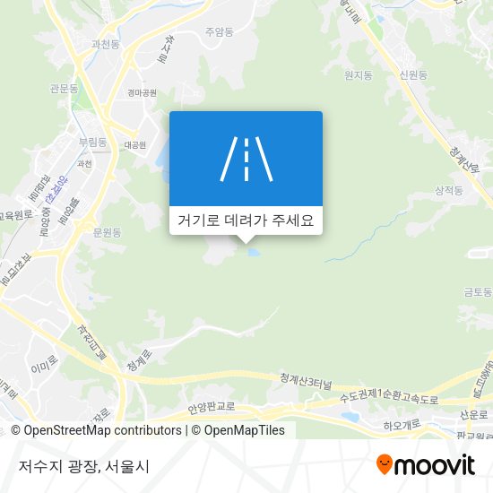 저수지 광장 지도