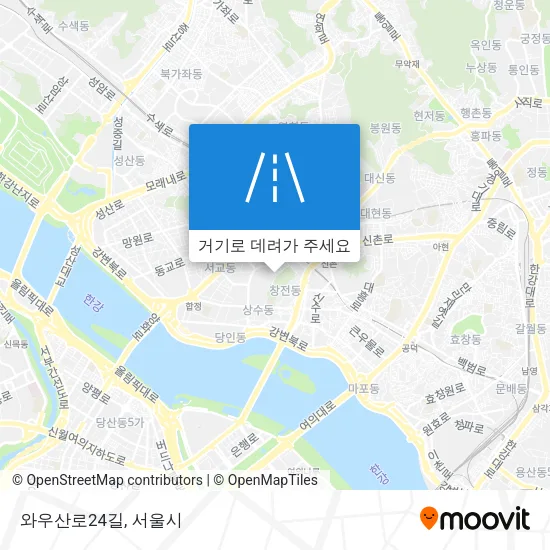 와우산로24길 지도