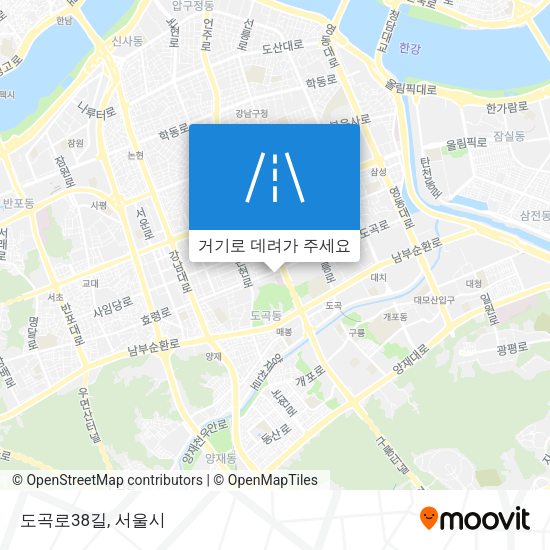 도곡로38길 지도