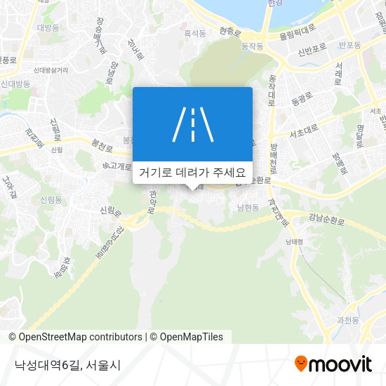낙성대역6길 지도