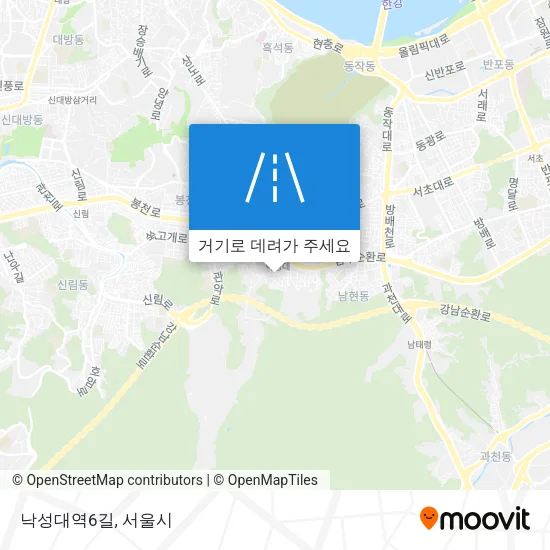낙성대역6길 지도