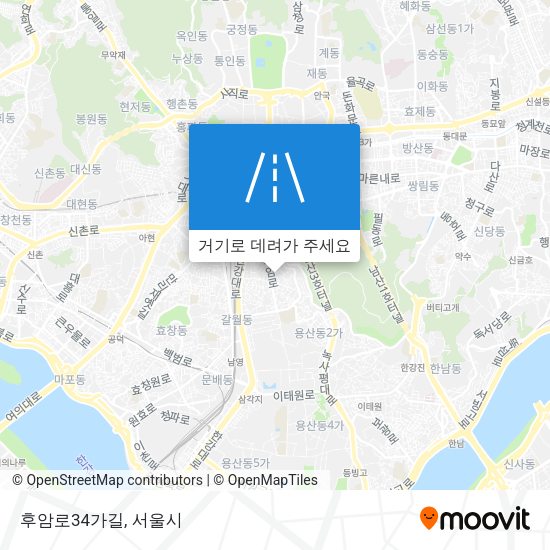 후암로34가길 지도