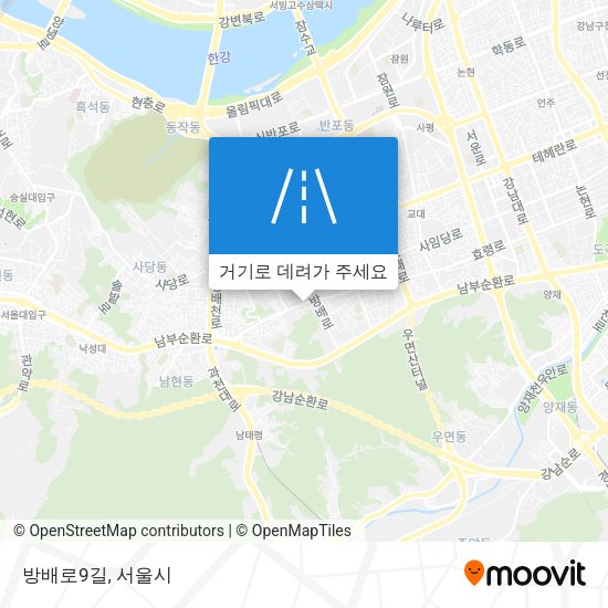 방배로9길 지도