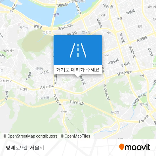 방배로9길 지도