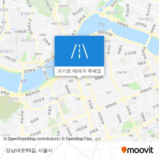 강남대로95길 지도