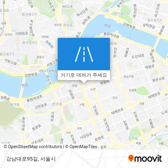 강남대로95길 지도