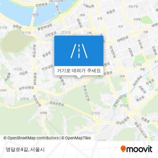 명달로4길 지도