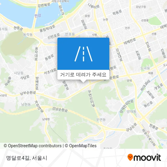 명달로4길 지도