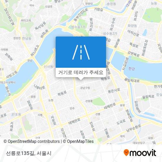 선릉로135길 지도