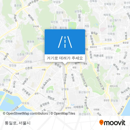 통일로 지도