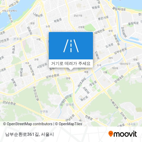 남부순환로361길 지도