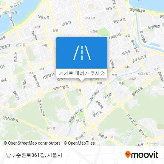 남부순환로361길 지도
