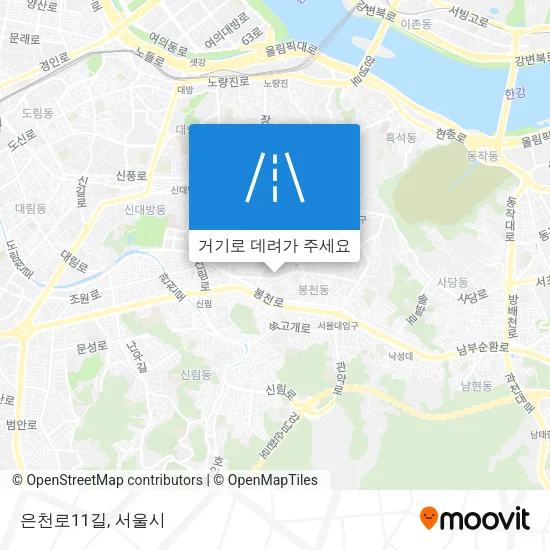 은천로11길 지도