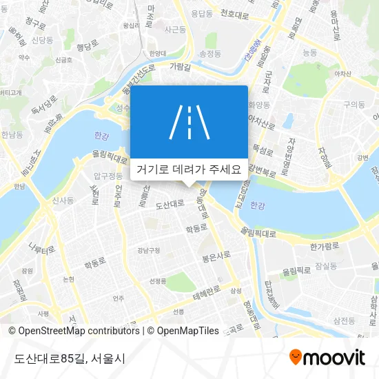 도산대로85길 지도