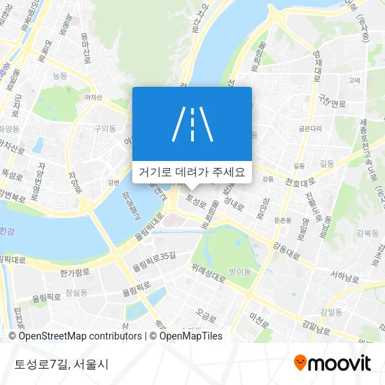 토성로7길 지도