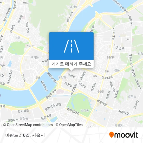 바람드리6길 지도