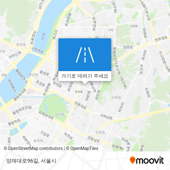 양재대로96길 지도